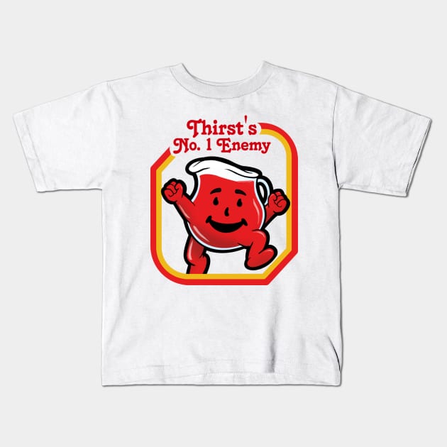 Thirst's No. 1 Enemy Kids T-Shirt by Geekasms